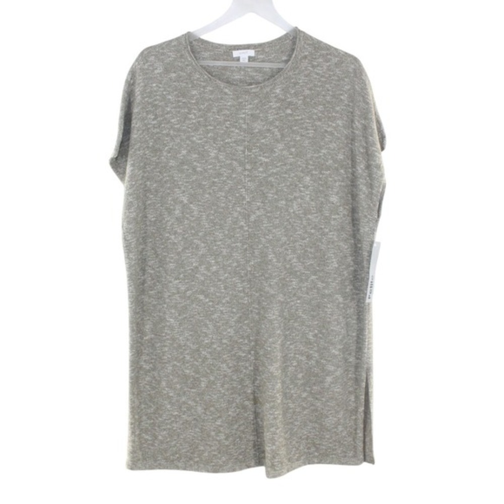 Pure Jill J. Jill Tunic Top Marled Knit Petite Medium Beige